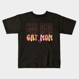 Cat Mom Kids T-Shirt